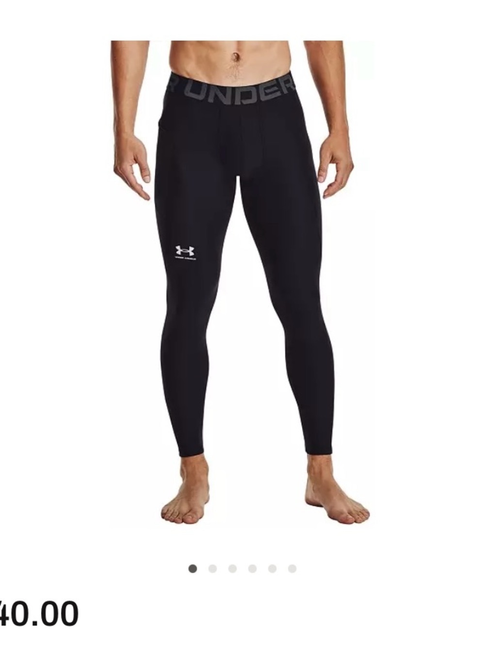 New Under Armour Men 4XL HeatGear Armour Leggings retail $40